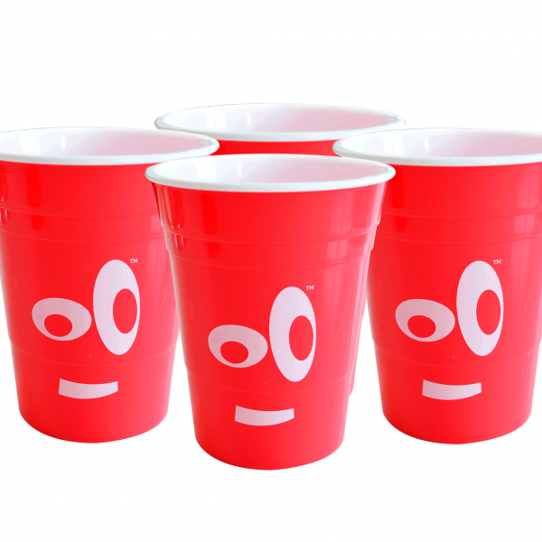 16 oz. Palooza Party Keg Cups (red)